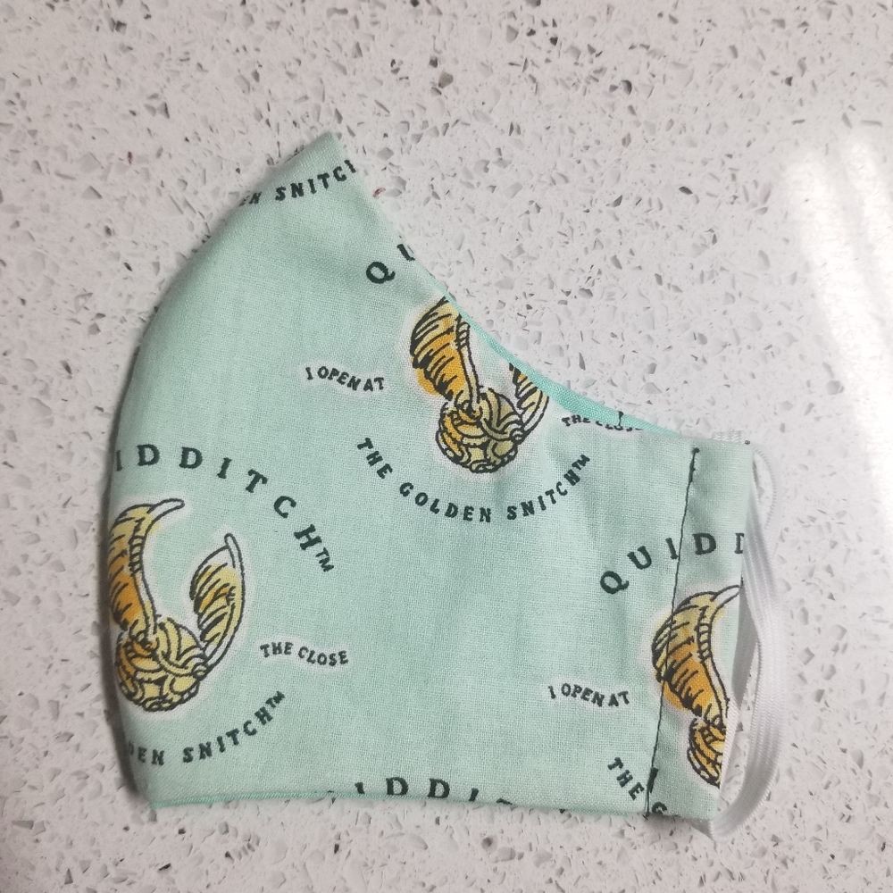 NEW Fabric mask with nose wire/pocket Harry Potter